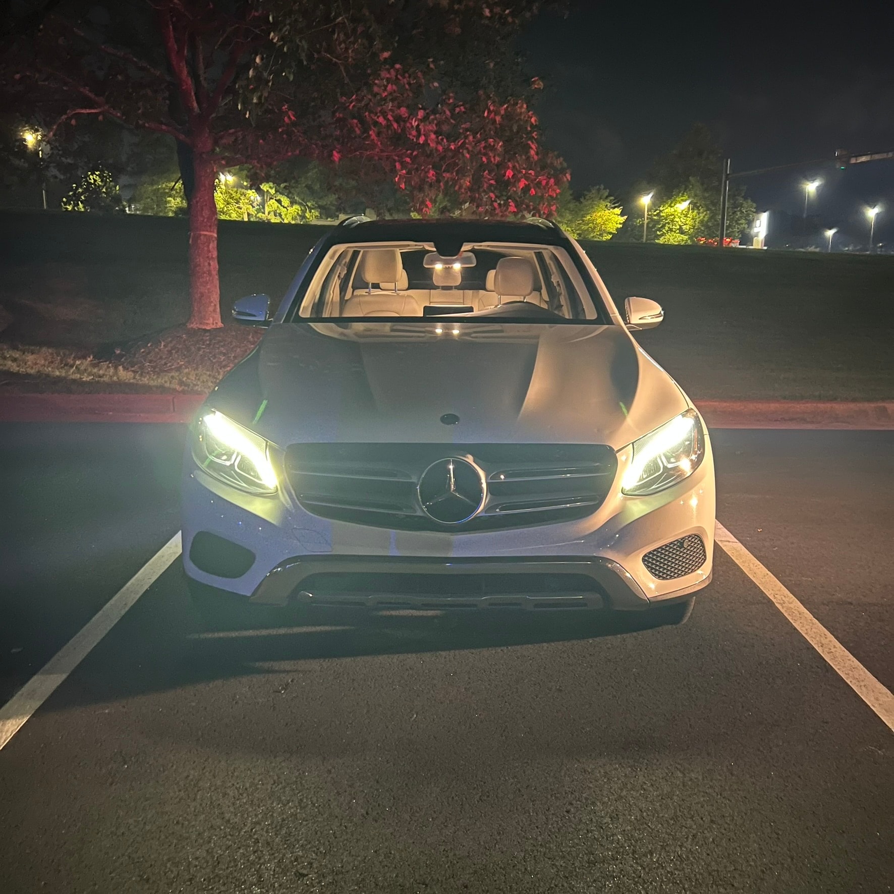 Mercedes GLC 300 — front view, energetically prepared for your arrival